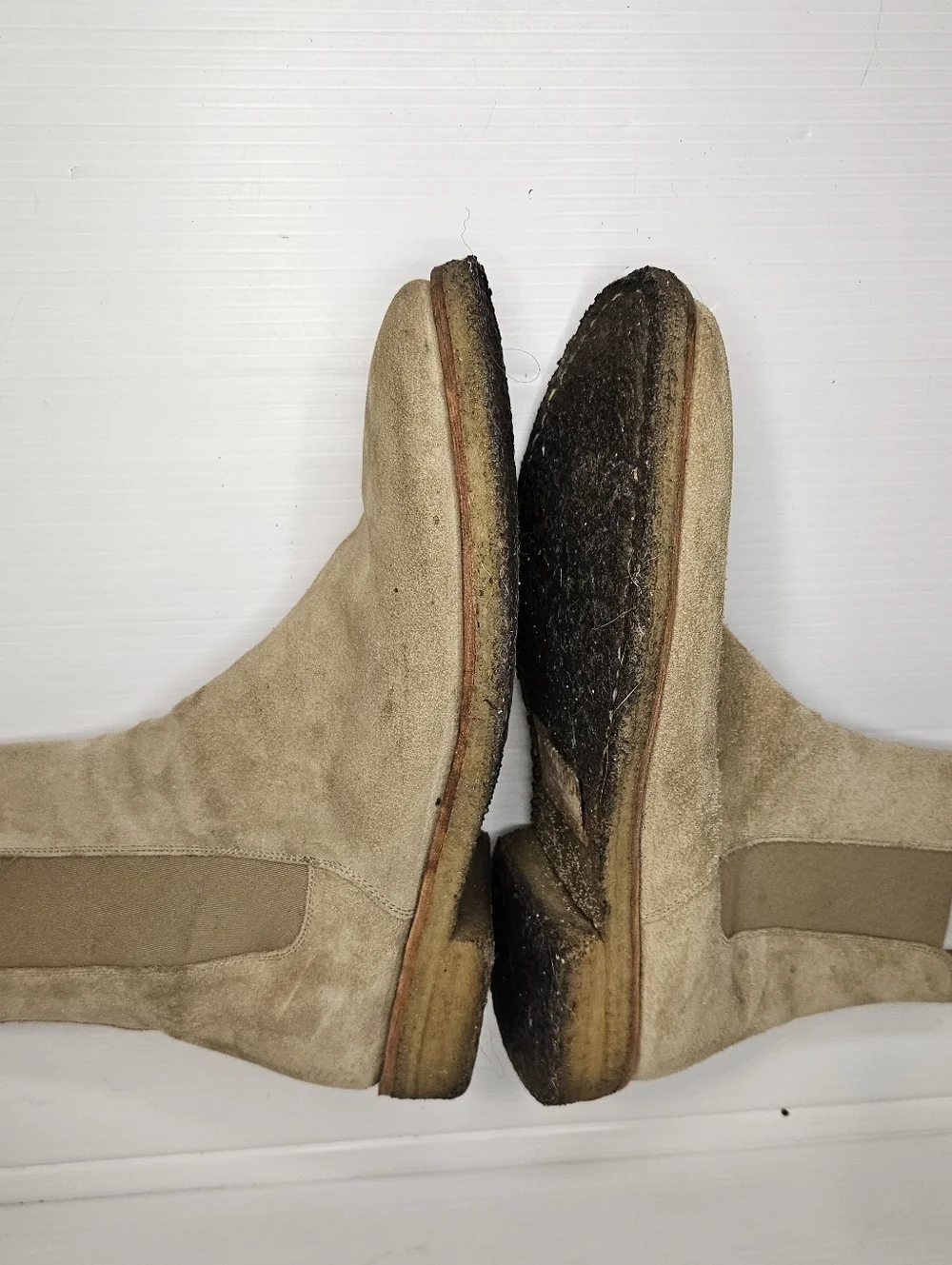 Oro Los Angeles Alicante Crepe Chelsea Boots Size 9